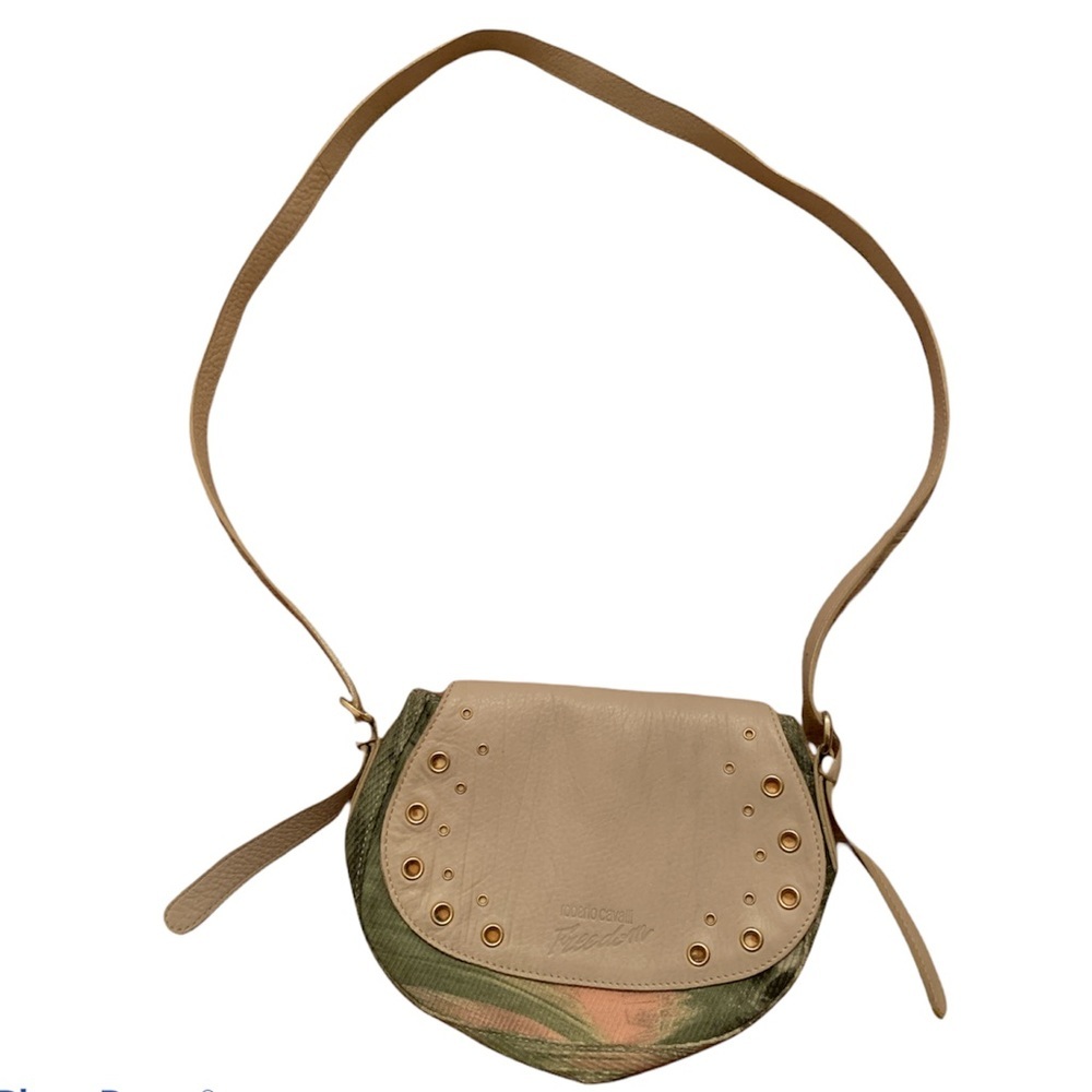 Roberto Cavalli Freedom pink pastel tropical bag - Picture 9 of 9